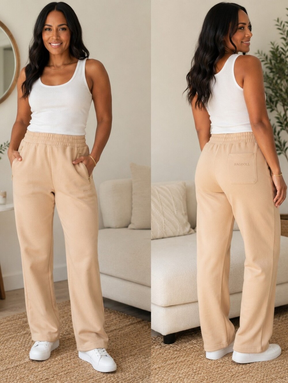 Ragdoll LA Sweatpants – NWT – Neutral Beige – Cozy Luxe
